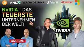 BITCOIN Nvidia überholt Microsoft! Palantir, Crowdstrike, AMD, Alphabet, Bitcoin im Check
