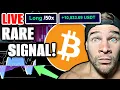 LIVE TRADING - RARE BITCOIN Signal Flashing **NOW** (URGENT LAST WARNING)