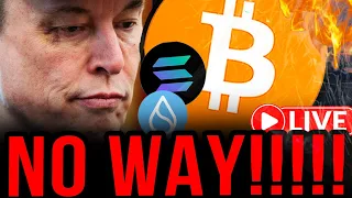 BITCOIN BITCOIN: ELON GOES BERSERK!!! (HE CANT SAVE THE US)....