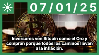 BITCOIN Inversores ven Bitcoin como el Oro y compran porque todos los caminos llevan a la inflación.