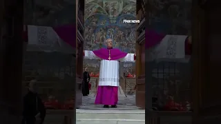 The doors of the Sistine Chapel have closed as cardinals prepare to vote in the papal conclave