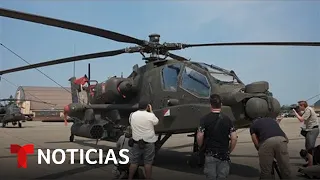 EN VIVO: Exhiben aeronaves que participarán en el desfile militar de Trump