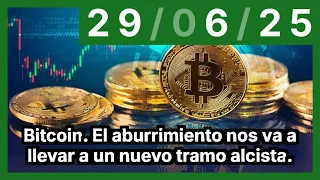 BITCOIN Bitcoin. El aburrimiento nos va a llevar a un nuevo tramo alcista.