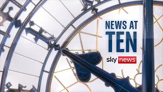 ⚫️ Sky News at Ten | Edinburgh&#39;s Hogmanay cancelled due to &#39;extreme weather&#39;