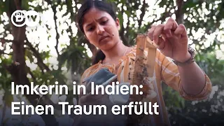 Indien: Von der Hobby-Imkerin zur Unternehmerin | DW Nachrichten