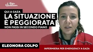 Gaza, l&#39;infermiera: &quot;Situazione peggiorata, non facciamola passare in secondo piano&quot;