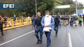 El Gobierno ecuatoriano lleva a cabo nueva repatriación con un grupo de ocho convictos colombianos