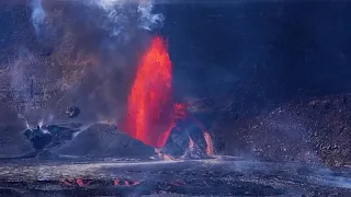 Le volcan Kilauea en éruption offre un spectacle impressionnant à Hawaï