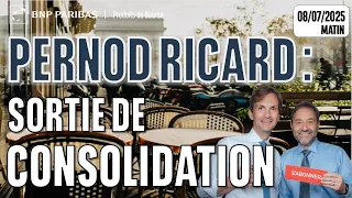 PERNOD RICARD PERNOD RICARD : Sortie de CONSOLIDATION - 100 % Marchés - 8m