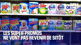 Lessive, dentifrice… Les super-promos ne vont pas revenir de sitôt