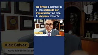 &quot;Si estás detenido, la pluma es el enemigo&quot;: no firmes nada si eres detenido por inmigración