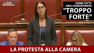 &quot;Così ci ammaliamo&quot;, i deputati si lamentano per l&#39;aria condizionata troppo forte: c&#39;è chi s&#39;infuria