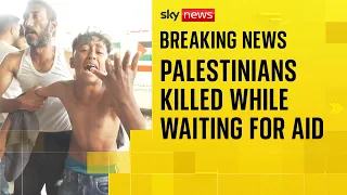 Palestinians killed by Israeli fire while waiting for aid, says Hamas-run Gaza health ministry