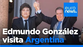 Edmundo González visita Argentina y se reúne con Milei a seis días de la investidura en Venezuela