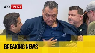 Senator Alex Padilla forcibly removed from Kristi Noem news conference as anti-ICE protests continue