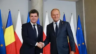 Polonia: il presidente eletto della Romania fa visita a Tusk e sostiene Trzaskowski alle elezioni