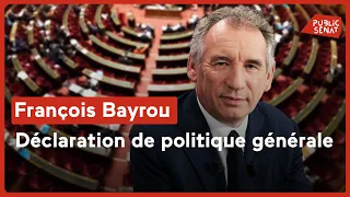 Discours de politique générale de François Bayrou au Sénat