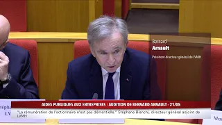 LVMH « Il est très mauvais pour l&#39;Etat de se mêler de la gestion des entreprises privées » (B. Arnault)