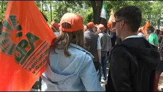 Agricultores protestan en Madrid por un presupuesto firme de la PAC ante la amenaza de recortes