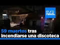 Al menos 59 muertos y 100 heridos en un incendio en una discoteca de Macedonia del Norte