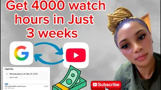 ALPHABET INC. CLASS A Newest way To Get 4000 Watch Hours Using Only Google &amp; YouTube App (Complete Tutorial)
