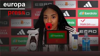Salma Paralluelo: &quot;No faltan las ganas de trabajar y dar lo mejor de nosotras&quot;