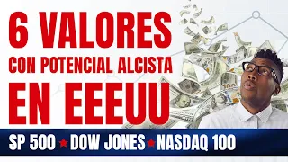 DOW JONES INDUSTRIAL AVERAGE | 6 VALORES CON POTENCIAL ALCISTA EN WALL STREET | #sp500 #nasdaq #dowjones