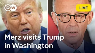 German Chancellor Friedrich Merz visits Donald Trump in Washington | DW News