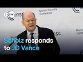 Scholz offers strong rebuke to JD Vance, reaffirms support for Ukraine | DW News