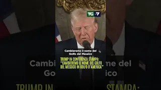 #Trump in conferenza stampa: “Cambieremo il nome del golfo del Messico in golfo d’America”