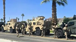 Tras cinco días de protestas, Los Ángeles luce muy militarizada