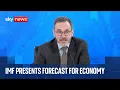 Watch as IMF presents forecast for global economy
