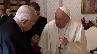 Striscia di Gaza: Papa Francesco incontra Mahmoud Abbas al Vaticano