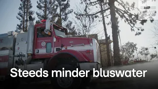 Een nachtmerrie voor de brandweer in Los Angeles