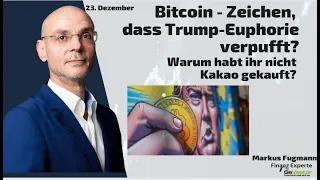 BITCOIN Bitcoin - Zeichen, dass Trump-Euphorie verpufft? Marktgeflüster Teil 2