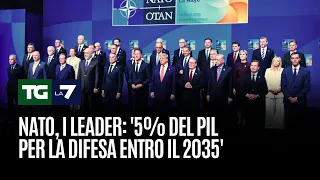 Nato, i leader: &quot;5% del pil per la difesa entro il 2035&quot;