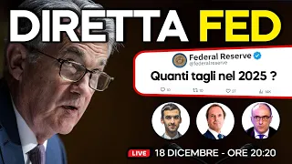 DIRETTA FED 18 DICEMBRE 2024 oggi il discorso di Powell taglio dei tassi O STOP ?