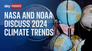 NASA and NOAA discuss the major climate trends of 2024