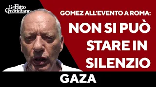 Gomez all&#39;evento per Gaza &quot;Non in mio nome&quot;: &quot;Di fronte ai massacri non si può stare in silenzio&quot;