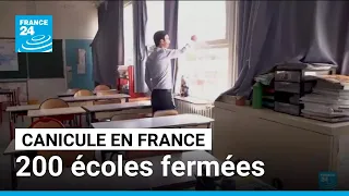 Canicule en France : plusieurs municipalités ferment les écoles par précaution • FRANCE 24