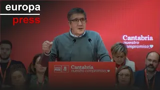 Patxi López reprocha a Feijóo que esté &quot;siempre en el lado equivocado de la historia&quot;