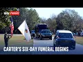 Jimmy Carter: Former US president's six-day state funeral starts with procession