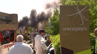 NOVO NORDISK A/S Major fire engulfs Danish pharmaceutical company Novo Nordisk