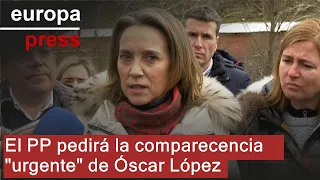 El PP pedirá la comparecencia &quot;urgente&quot; de Óscar López para que explique la reunión con Murtra