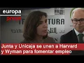 UNICAJA - Junta, Unicaja, Harvard y Wyman colaboran para impulsar el crecimiento económico y empleo