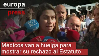 S&U PLC [CBOE] Médicos van a huelga nacional para mostrar su rechazo al Estatuto Marco propuesto por Sanidad