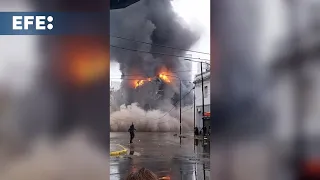 Un edificio de tres plantas se derrumba en la ciudad argentina de La Plata sin víctimas
