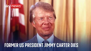 BREAKING: Former US president Jimmy Carter dies aged 100