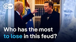 Who has the most to lose as the worlds richest man and the US president fall out? | DW News