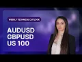 Technical Outlook on AUDUSD, GBPUSD, US 100